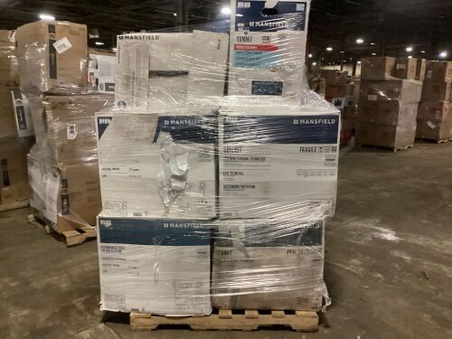 Pallet of Uninspected Toilets - May Be Incomplete or Broken, For Parts or Repair  - Lot 682