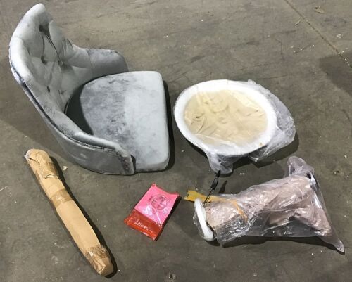 Cushioned Dining Stool - Lot 651