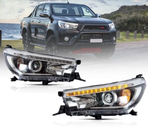 VLand Dual Beeam Projector Headlights for Toyota Hilux SR5 8th Gen 2015-2020 - Lot 589