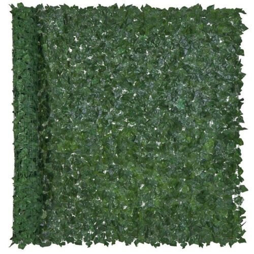 Outdoor Faux Ivy Privacy Screen Fence, 96" x 72"  - Lot 618