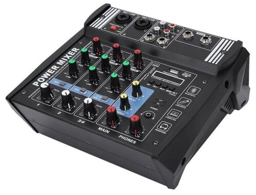 4-Channel Professional PA4 Mixer with Power Amplifier - Lot 1201