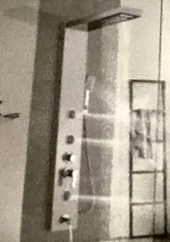Shower Panel Tower Rain and Waterfall System - Lot 947