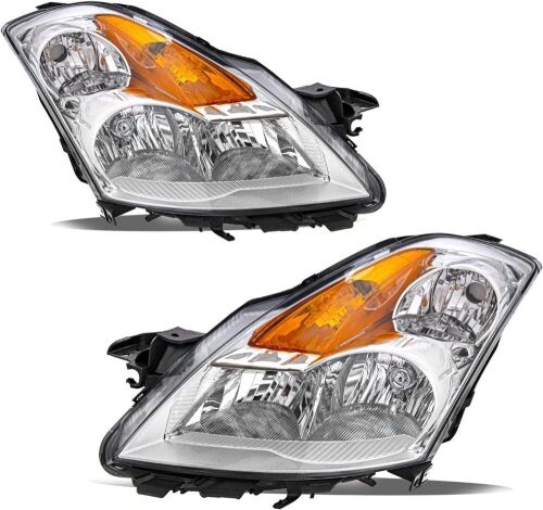 Halogen Headlights for 2007-2009 Nissan Altima Sedan 4 Doors  - Lot 582