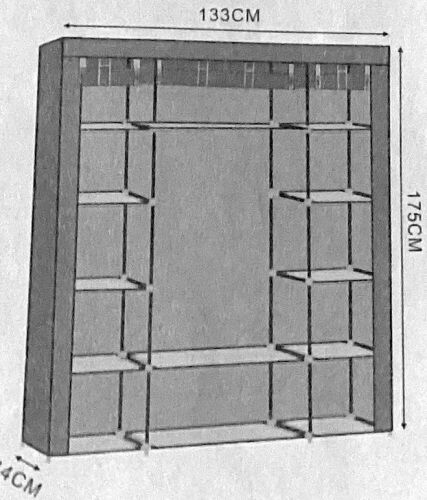 Portable Closet Wardrobe Organizer - Lot 508
