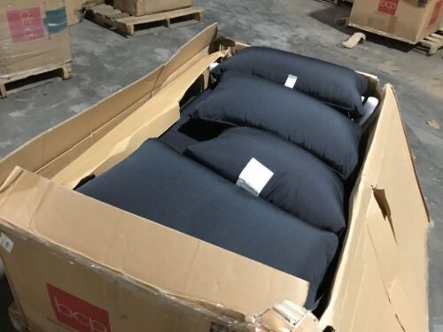 Rope Woven Sectional, L-Shape Sofa Set w/ Detachable Lounger, Table  - Lot 156