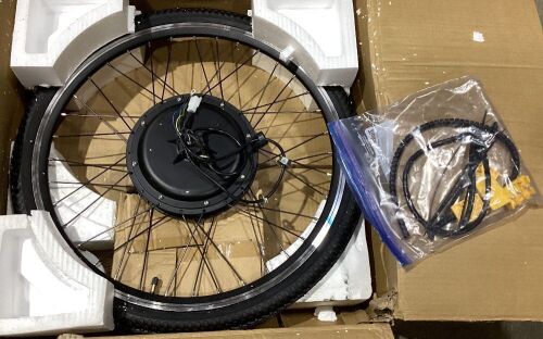 26" Electric Bicycle Rear Wheel Motor Conversion Kit - Lot 182