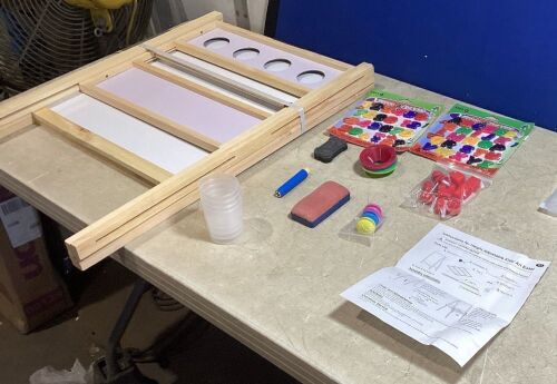 Height Adjustable Kids Art Easel - Lot 408