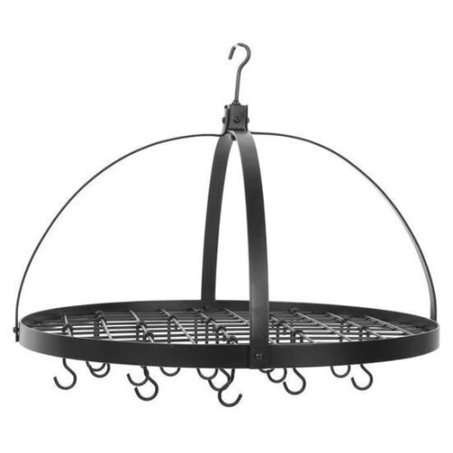 Hanging Kitchen Pot/Utensil Rack with Hooks - Lot 472