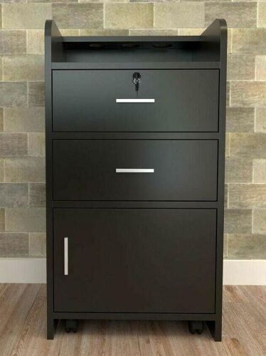 Salon Storage Desk - Black - Lot 394