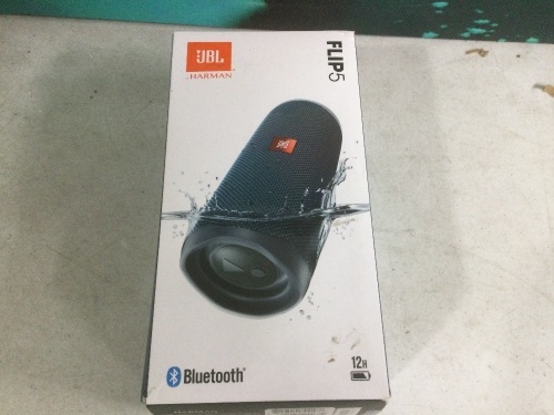 JBL FLIP 5 Portable Waterproof Bluetooth Speaker - E-Comm Return, Appears New, Powers On Not Tested Further - Lot 148