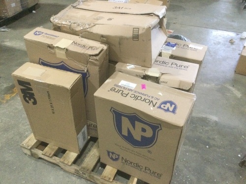 Large Lot of Air Filters, Various Sizes - New  - Lot 165