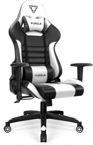 Furgle Gaming Chair Racing Style High-Back Office Chair w/ 4D Adjustable Armrests - Appears New  - Lot 178