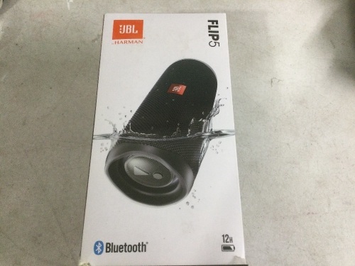 JBL FLIP 5 Portable Waterproof Bluetooth Speaker - E-Comm Return, Appears New, Powers On Not Tested Further, No Accessories  - Lot 366