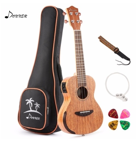 Donner 26 inch Mahogany Body Solid Electro-Acoustic Ukulele - E-Comm Return, Appears New   - Lot 563