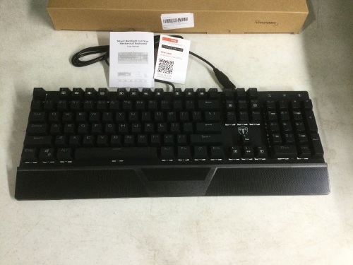 Mixed Backlight Full Size Wired Gaming Keyboard - New - Lot 711