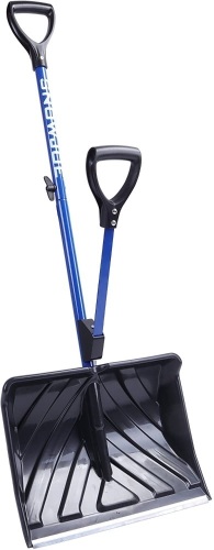Snow Joe SJ-SHLV01 Shovelution Strain-Reducing Snow Shovel, 18-Inch, Spring Assisted Handle - New  - Lot 800