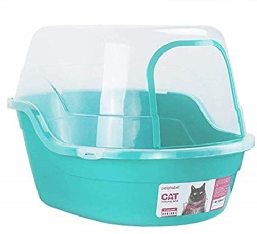 Petphabet Jumbo Hooded Cat Litter Box - New - Lot 1096