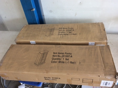 Lot of (2) Pantry Storage Closets - Appear New - Lot 841
