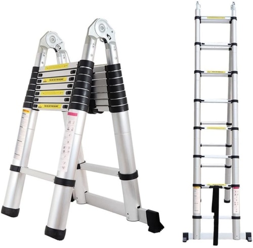 Aluminum Telescopic Extension Ladder - Appears New  - Lot 861