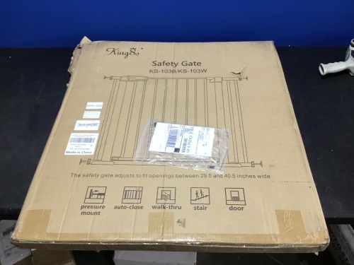 KingSo Baby Safety Gate - Appears New - Lot 601
