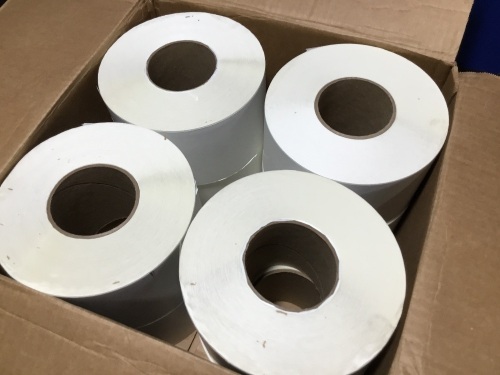 Case of 4" x 6" Shipping Labels, 8 Rolls - New - Lot 591