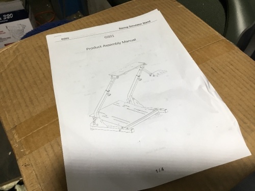 Racing Simulator Stand - E-Comm Return - Lot 879