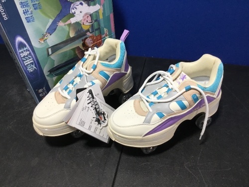 Retractable Roller Skate Shoes - Appear New  - Lot 505