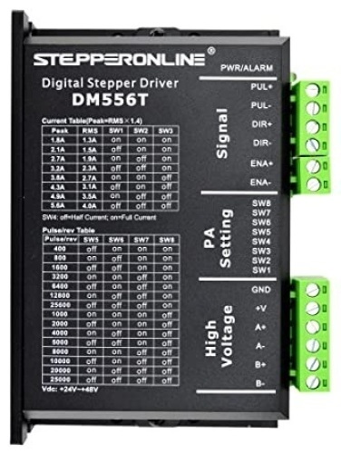 Case of (4) STEPPERONLINE DM556T Digital Stepper Driver 1.8~5.6A 20-50VDC for Nema 23, 24 Stepper Motor - Appears New  - Lot 424