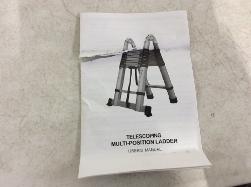 Telescoping Multi-Position Ladder - Appears New in Damaged Box - Lot 811