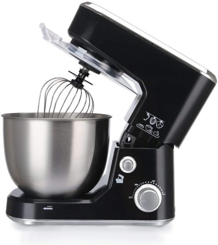 Cusimax 800W 5-Quart Stand Mixer, Stainless Steel Bowl with Dough Hook, Beater and Whisk, CMKM-150 - Appears New - Lot 802