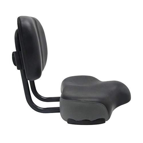 ABORON Universal Wider Bicycle Saddle Seat with Backrest Faux Leather - Appears New  - Lot 950
