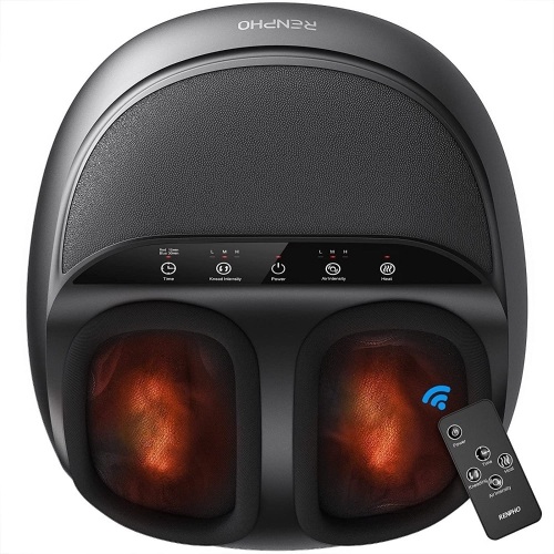 RENPHO Foot Massager with Heat and Remote, Shiatsu Deep Kneading - Appears New  - Lot 299
