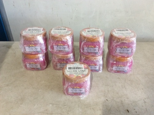 Lot of (9) Tree Hut Cotton Candy Shea Sugar Scrubs - Appear New - Lot 406
