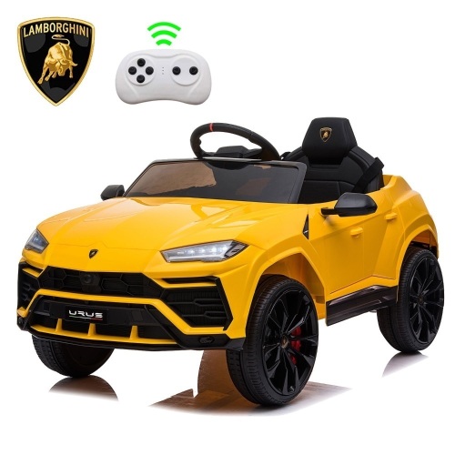Lamborghini Urus 12V Ride On Car w/ Parent Remote Control, Foot Pedal, Music, Aux, LED Headlights, 2 Speeds - Appears New   - Lot 135
