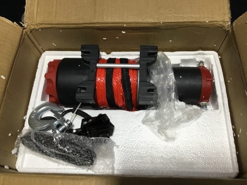 X-BULL Electric Winch 4500LBS 12V Synthetic Rope - E-Comm Return, Appears New - Lot 430