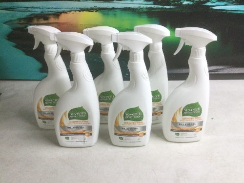 Lot of (6) Seventh Generation Multi-Surface Disinfecting Cleaner - New - Lot 917