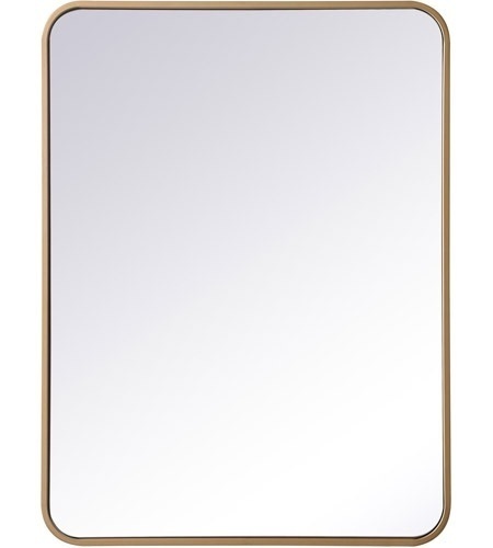 Evermore 32" x 24" Brass Mirror - New - Lot 511