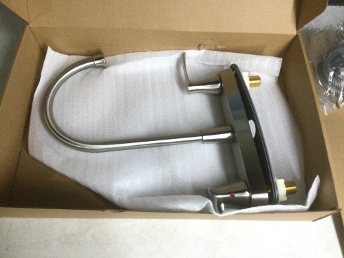 Brushed Nickel Kitchen Faucet - New - Lot 533