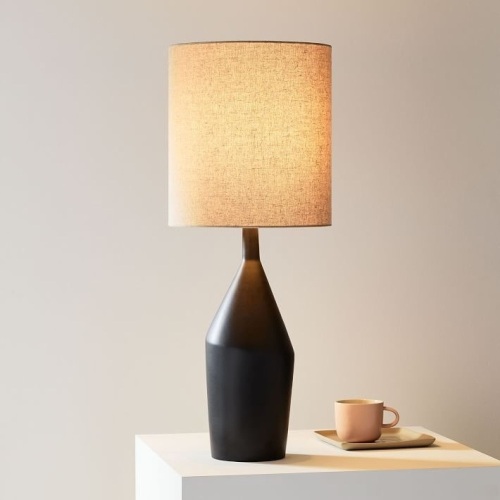 West Elm Asymmetry Ceramic Table Lamp - Appears New  - Lot 948