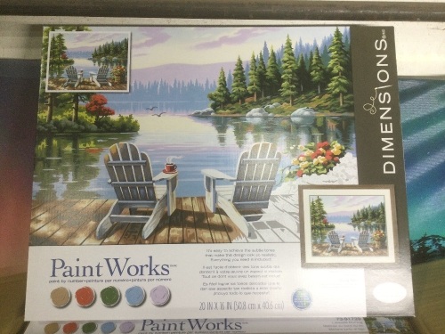 Case of (10) PaintWorks Paint By Numbers Kits - New - Lot 258