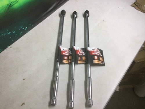 Lot of (3) 24" Breaker Bars - New - Lot 343