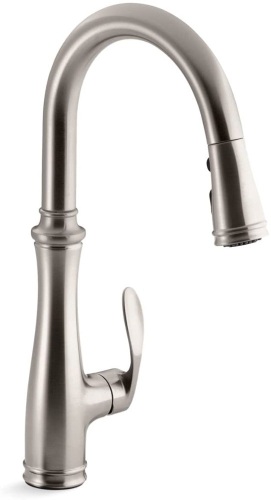 KOHLER K-560-VS Bellera Kitchen Faucet, Vibrant Stainless - Appears New  - Lot 545