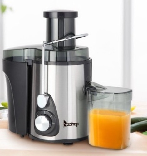 ZOKOP Electric Juicer, Stainless Steel, Powers On, Appears New - Lot 120