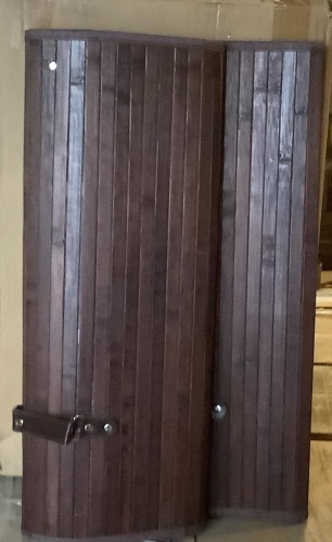 Bamboo Laundry Hamper with Removable Liner, Brown, E-Commerce Return - Lot 240