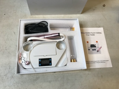 Micro Bubble Facial Cleaning Kit, Untested, Appears New - Lot 338