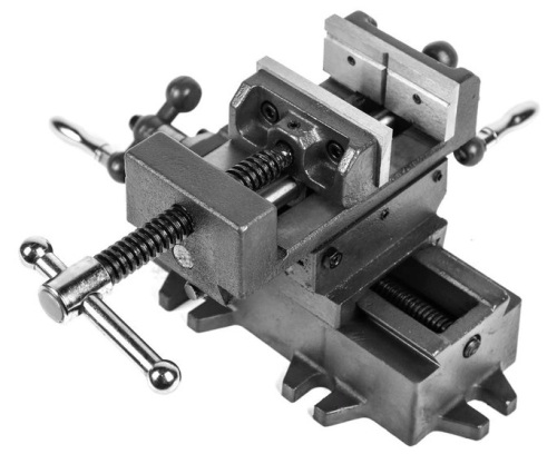 WEN CV413 3.25 in. Compound Cross Slide Industrial Strength Benchtop and Drill Press Vise, Appears New - Lot 421