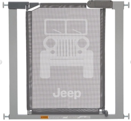 Lot of 2, Delta Children Jeep Adjustable Baby Safety Gate, Gray, Appears New - Lot 473