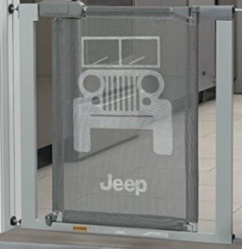 Lot of 2, Delta Children Jeep Adjustable Baby Safety Gate, Gray, Appears New - Lot 513