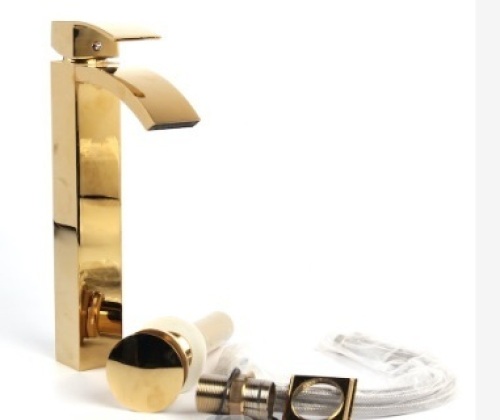 Wovier® Waterfall Faucet, Gold, Appears New - Lot 517