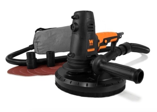 WEN 6362 10-Amp Variable Speed Handheld Drywall Sander with Sandpaper, Dust Hose and Collection Bag - Lot 301